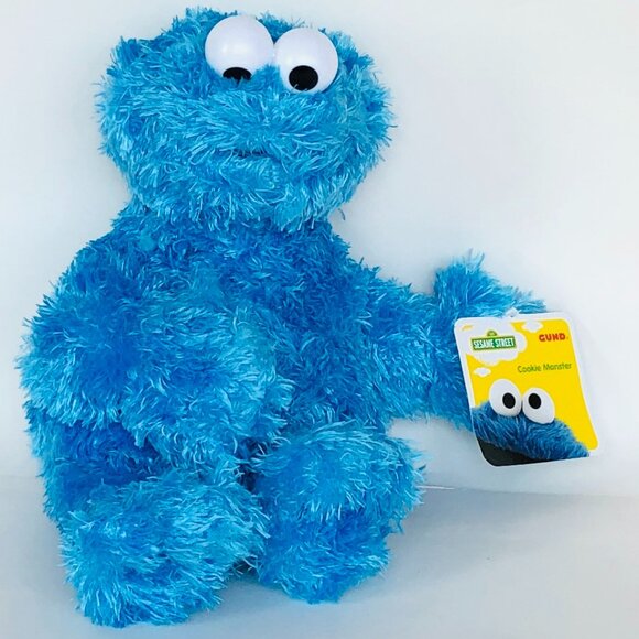 New w/Tag Gund Sesame Street-Cookie Monster Plush 12" - Picture 4 of 13